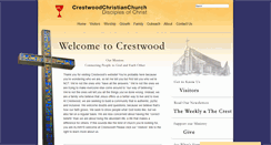 Desktop Screenshot of crestwoodchristian.org